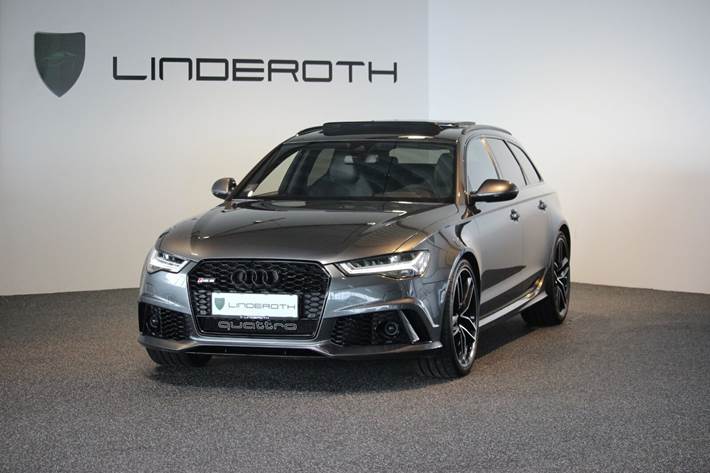 Grå Audi RS6 fra 2015