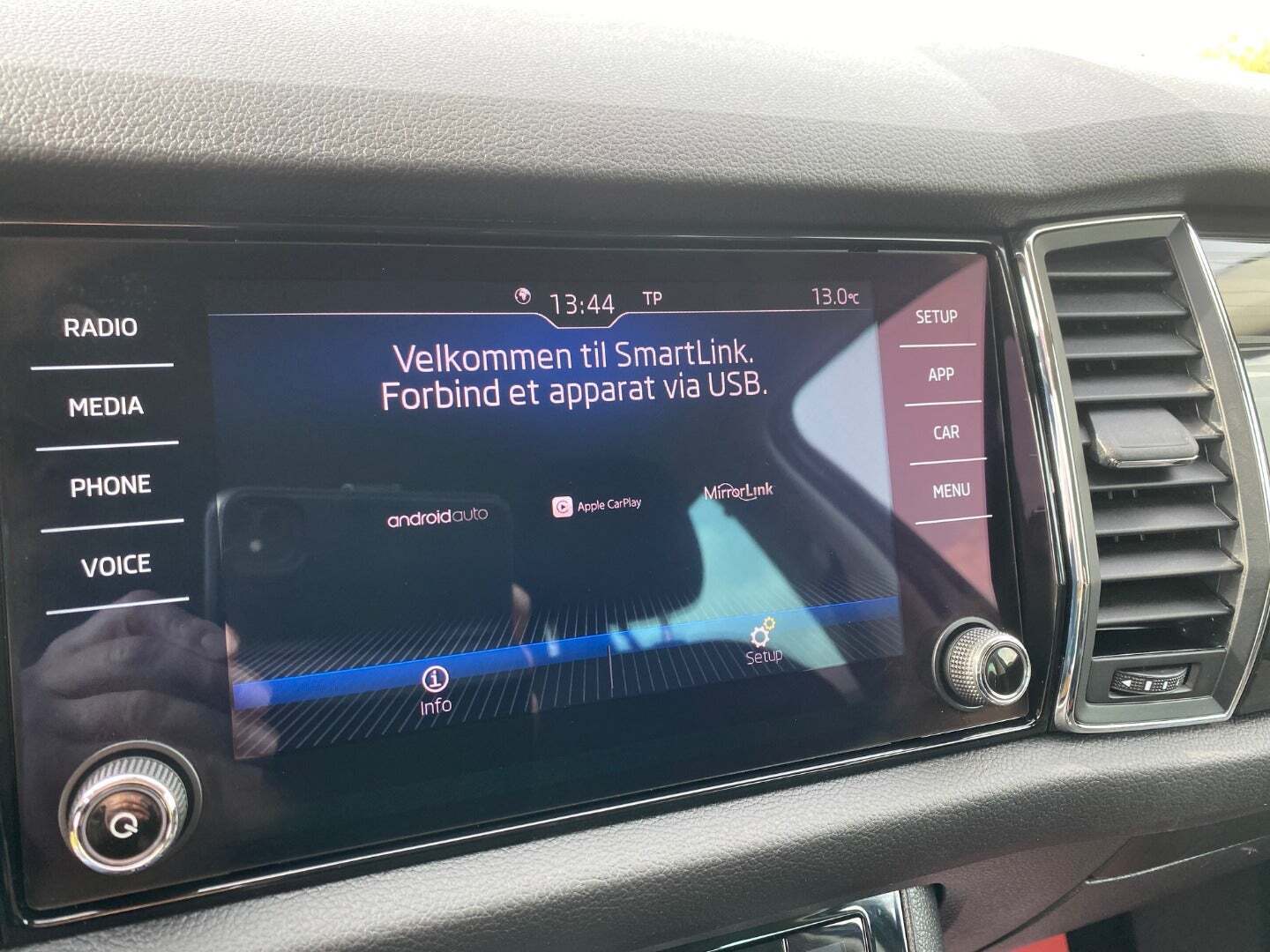 Grå Skoda Kodiaq fra 2019