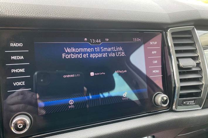 Grå Skoda Kodiaq fra 2019