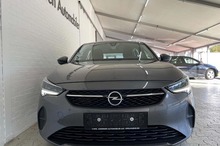 Grå Opel Corsa fra 2020 set udefra