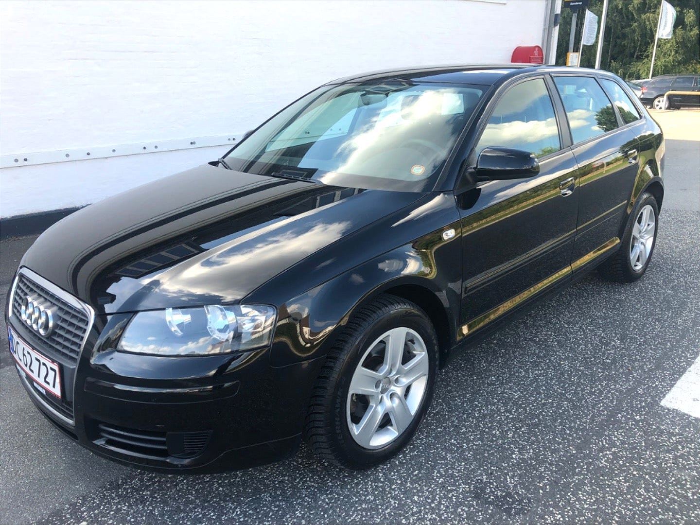 Sort Audi A3 fra 2008