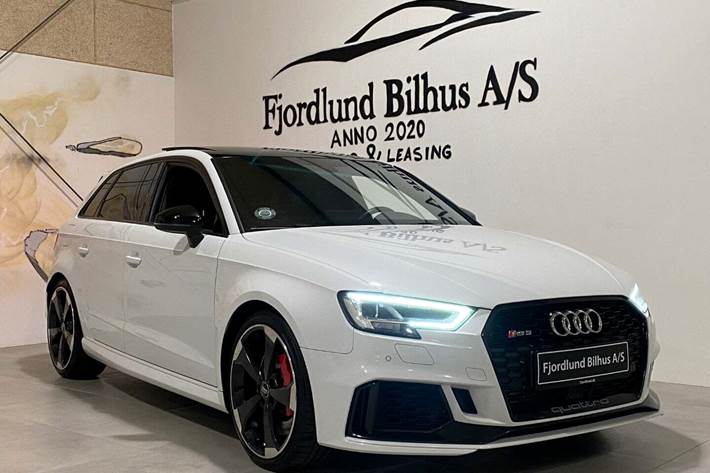Hvid Audi RS3 fra 2019
