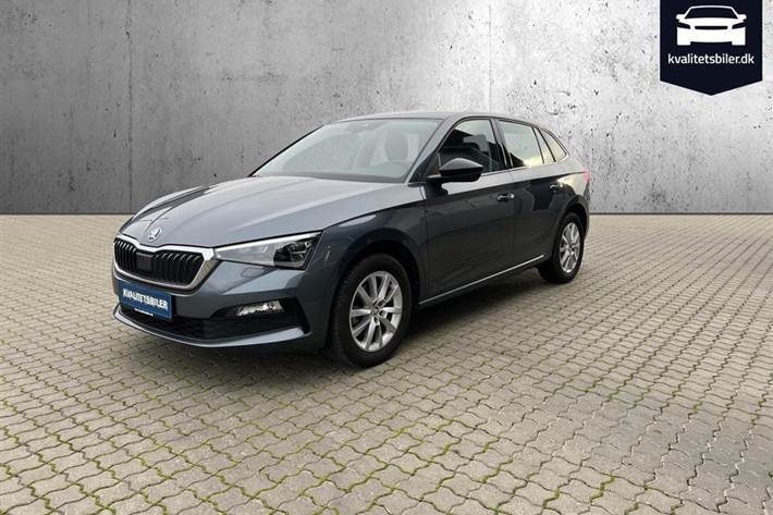 Grå Skoda Scala fra 2020