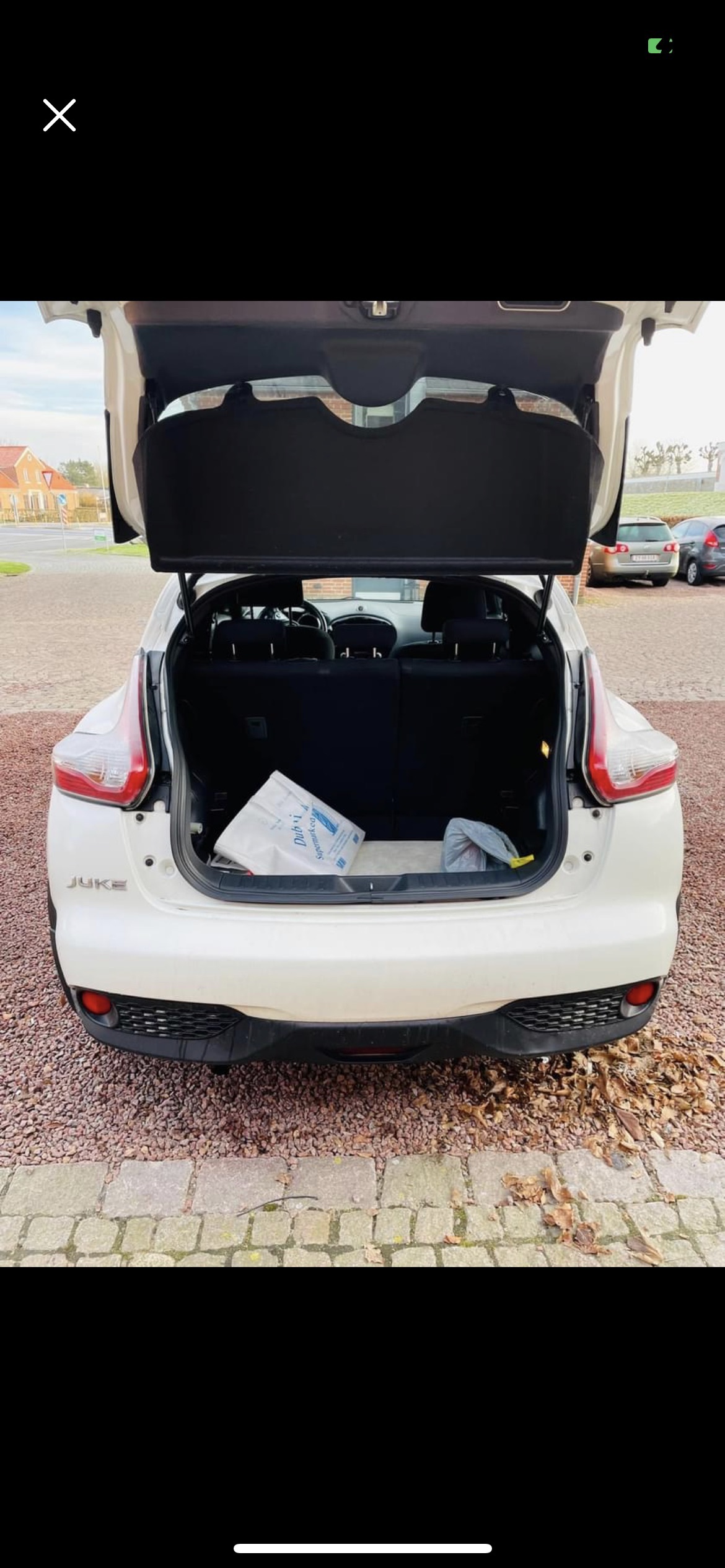 Hvid Nissan Juke fra 2016