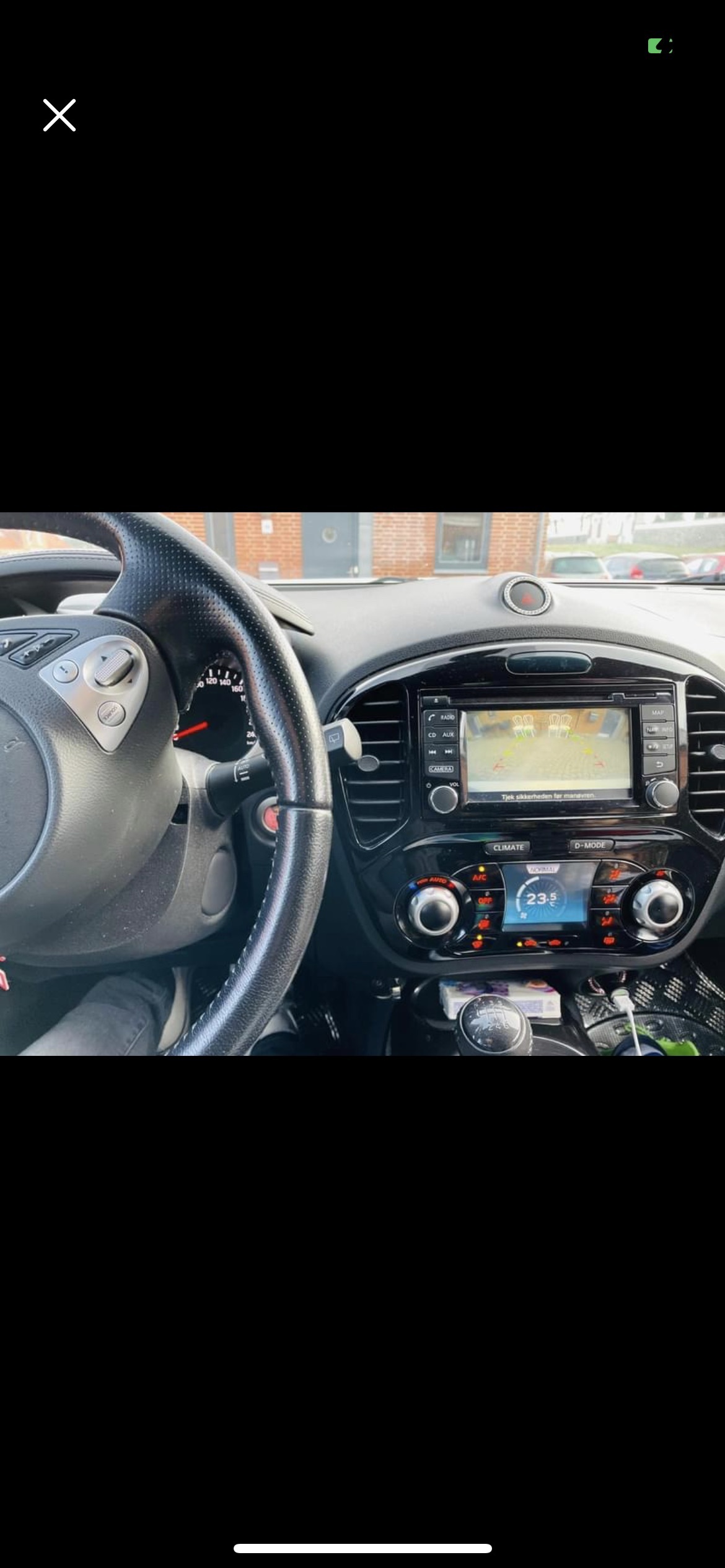 Hvid Nissan Juke fra 2016