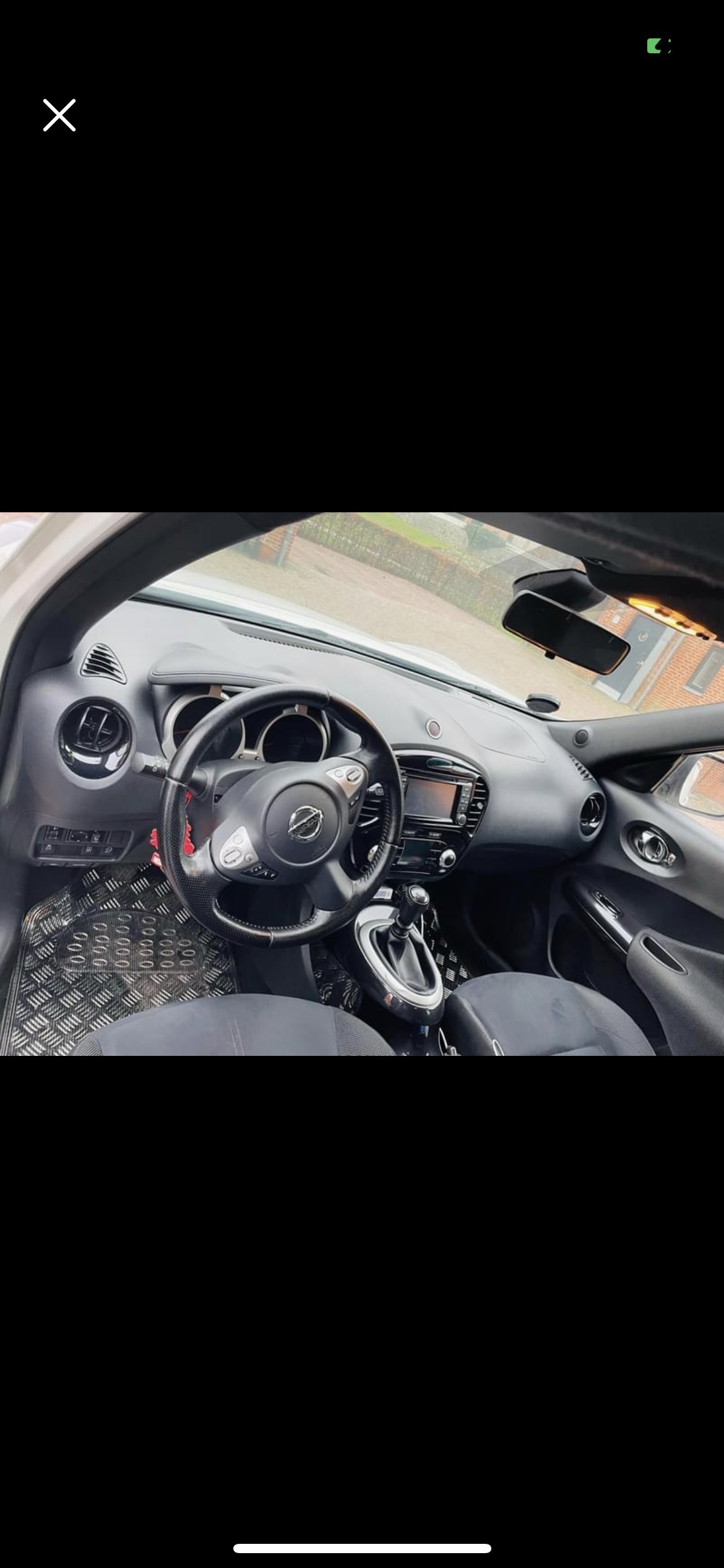 Hvid Nissan Juke fra 2016