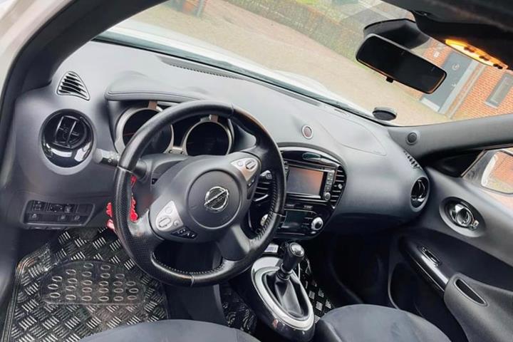 Hvid Nissan Juke fra 2016