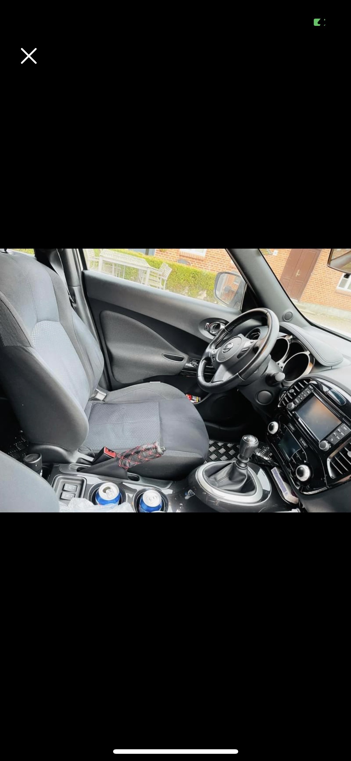 Hvid Nissan Juke fra 2016