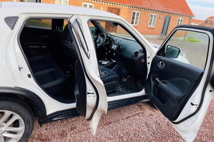 Hvid Nissan Juke fra 2016