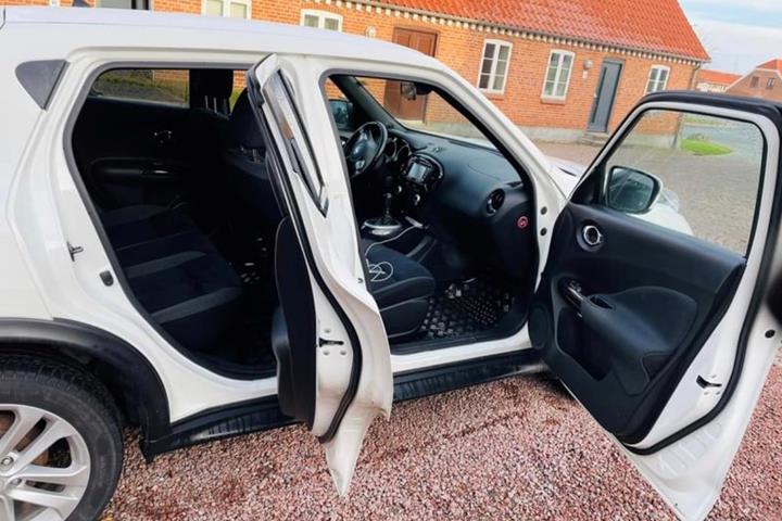 Hvid Nissan Juke fra 2016