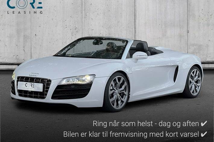 Grå Audi R8 fra 2011