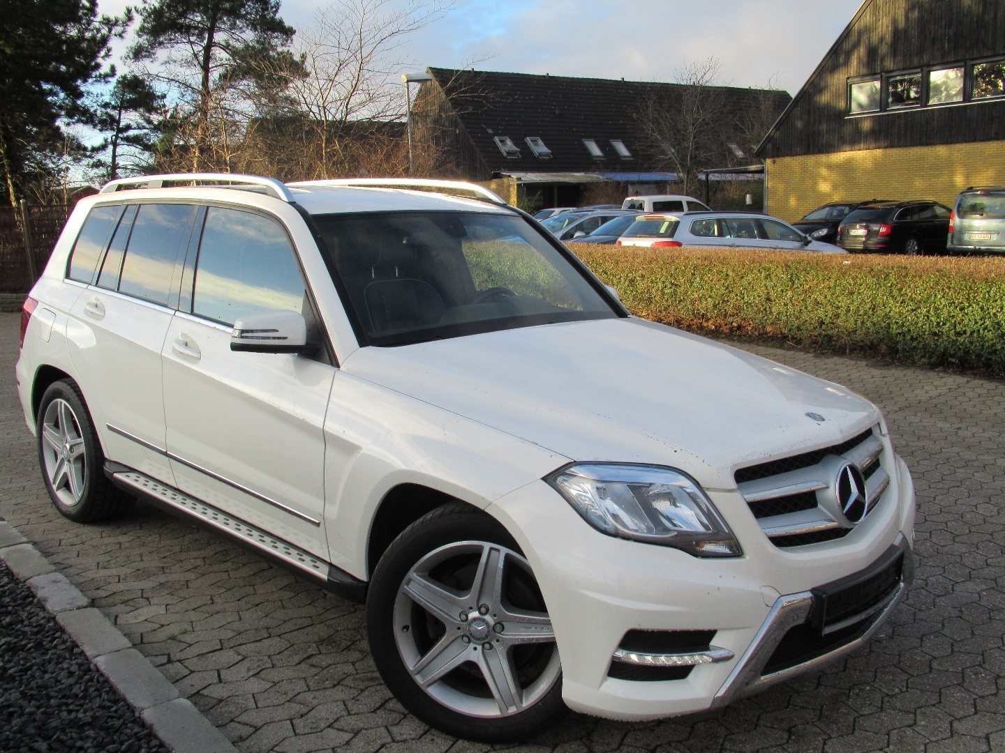 Grå Mercedes GLK220 fra 2013