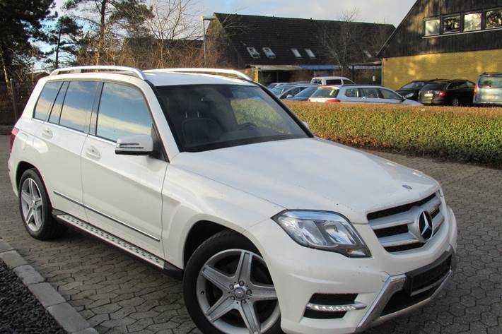 Grå Mercedes GLK220 fra 2013