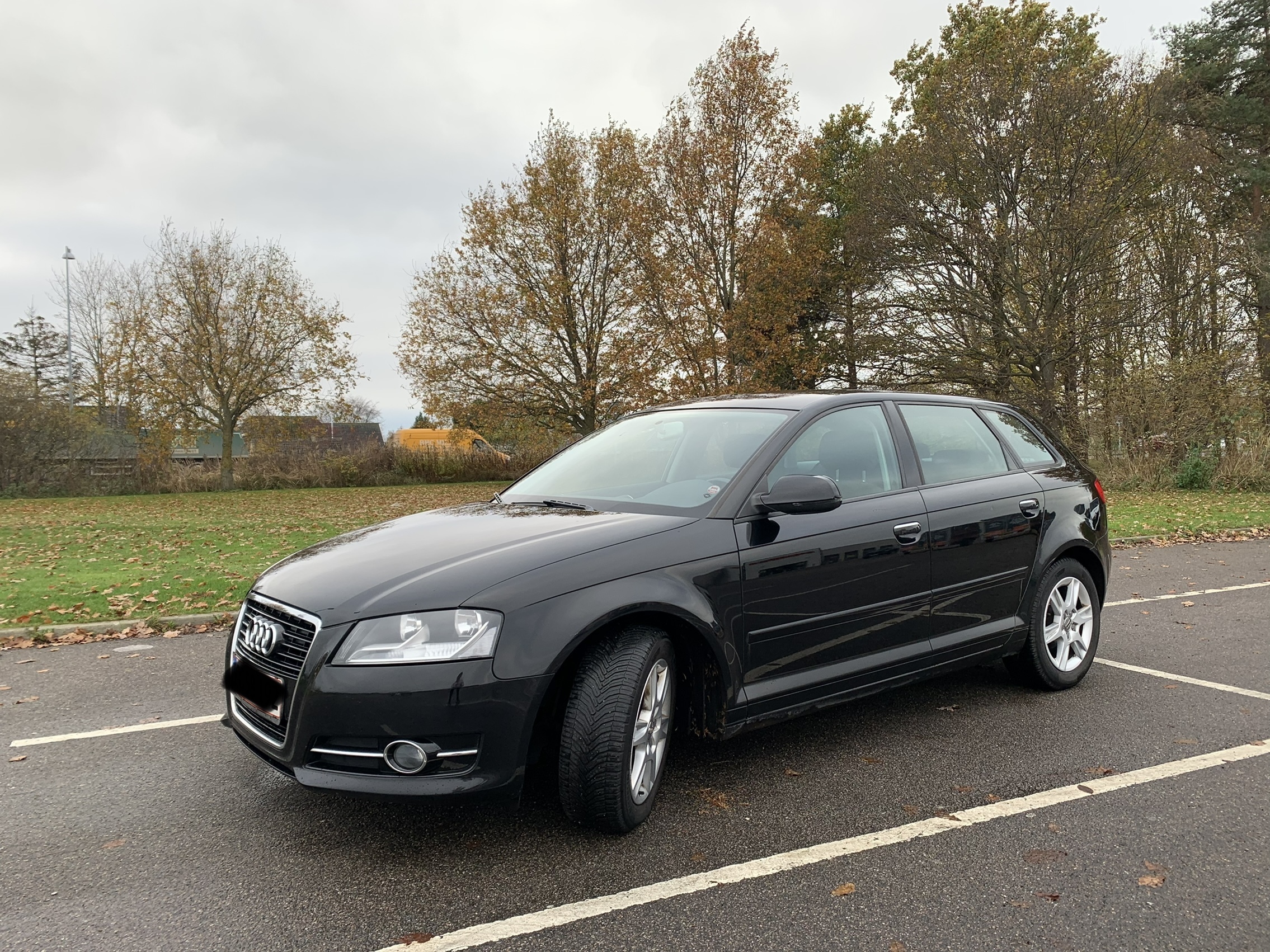 Sort Audi A3 fra 2011