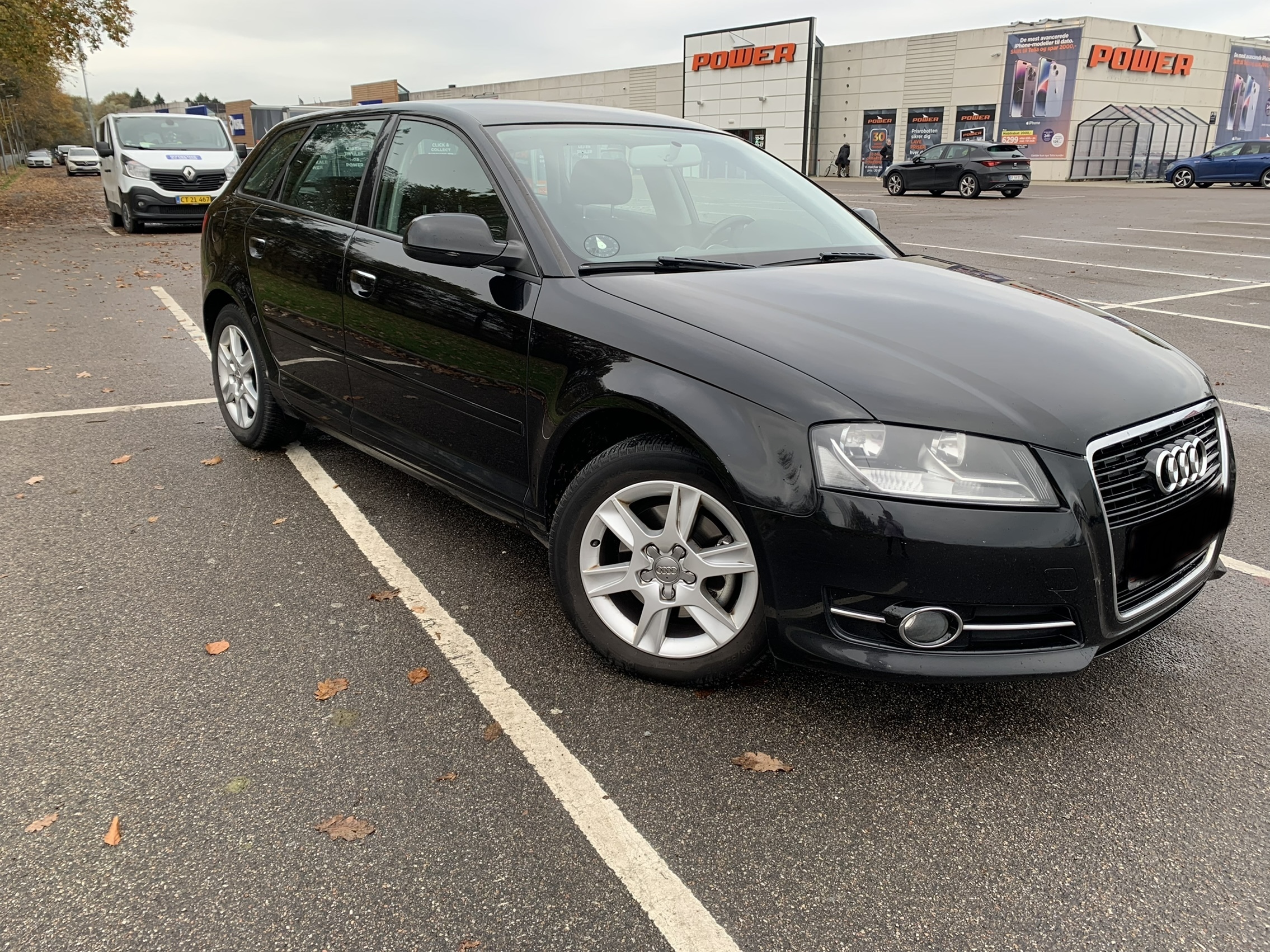 Sort Audi A3 fra 2011