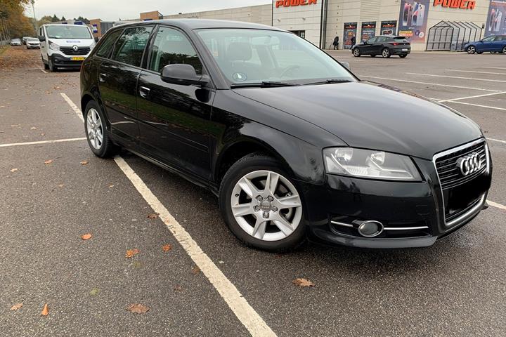 Sort Audi A3 fra 2011