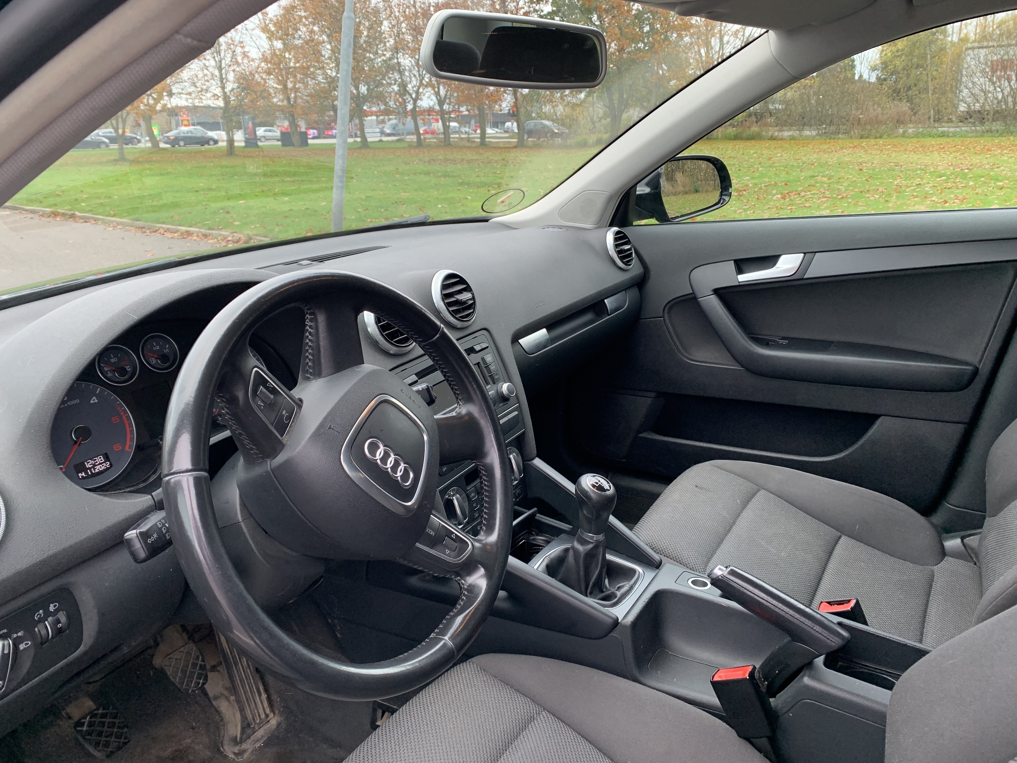 Sort Audi A3 fra 2011