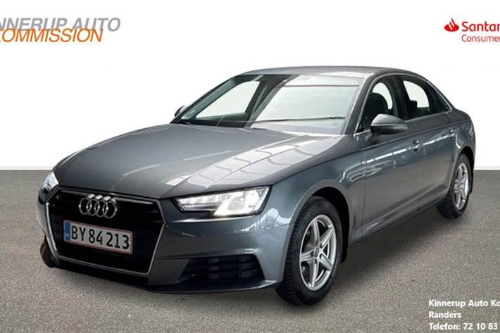 Grå Audi A4 fra 2018