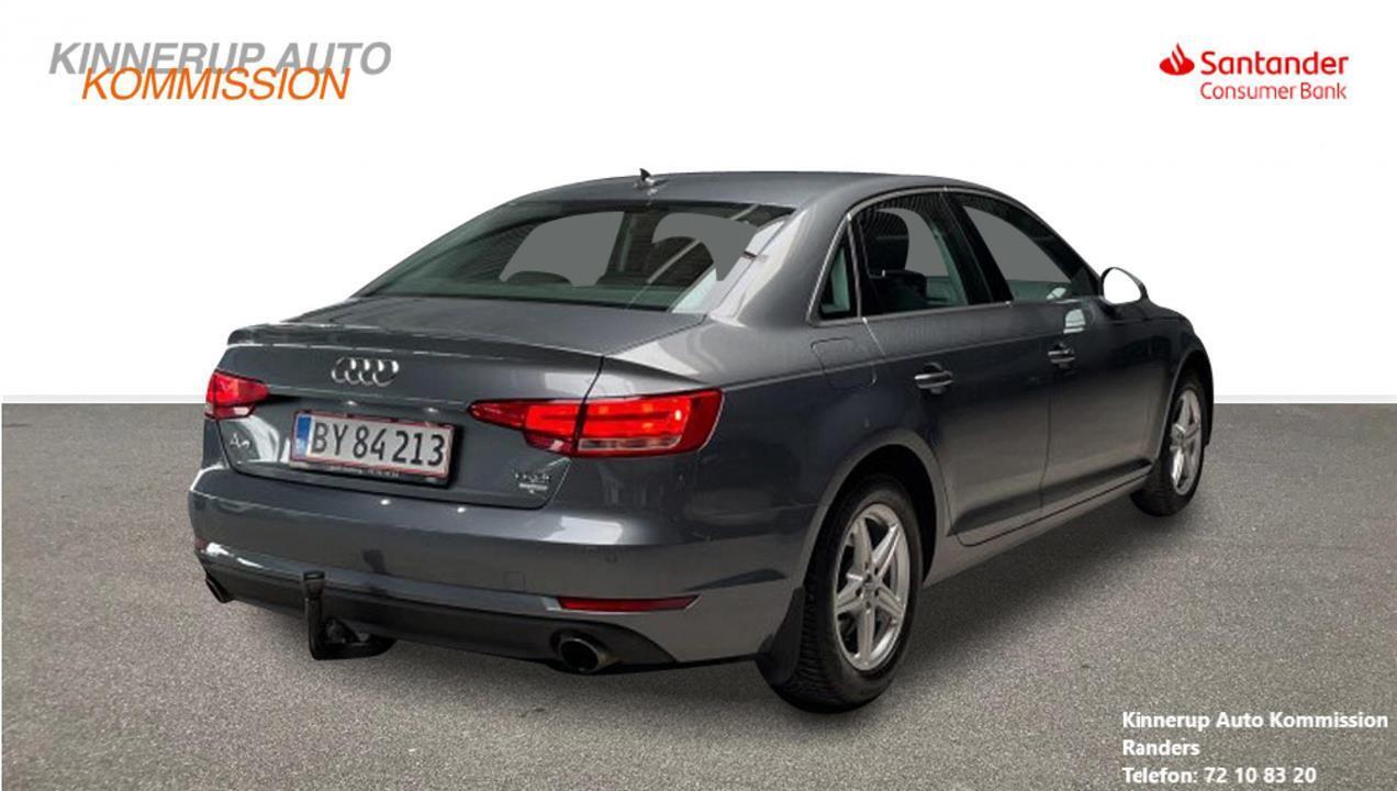Grå Audi A4 fra 2018