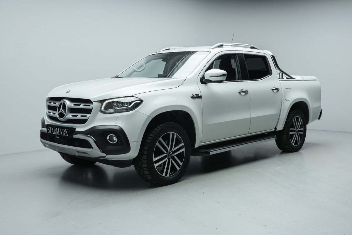 Hvid Mercedes X350 d fra 2018