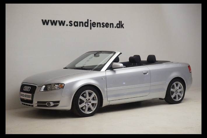 Grå Audi A4 Cabriolet fra 2006