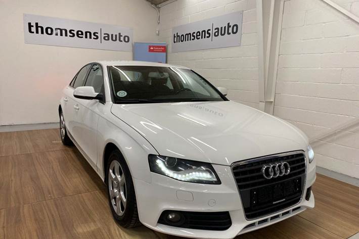 Hvid Audi A4 fra 2011