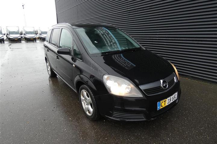 Sort Opel Zafira fra 2006
