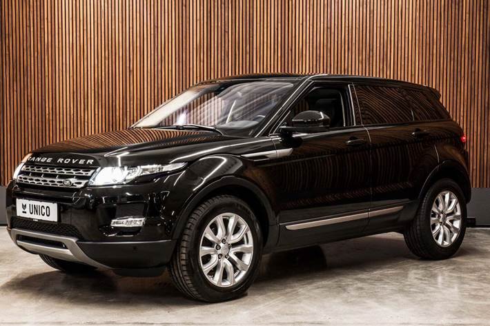 Sort Land Rover Range Rover evoque fra 2015