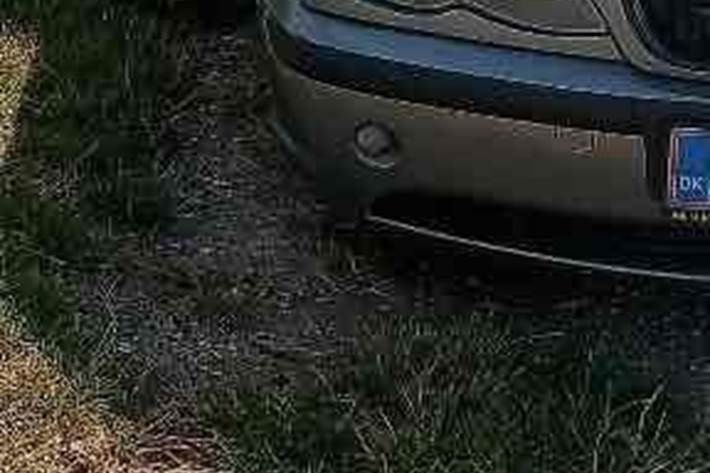 Blå Fiat Stilo fra 2006