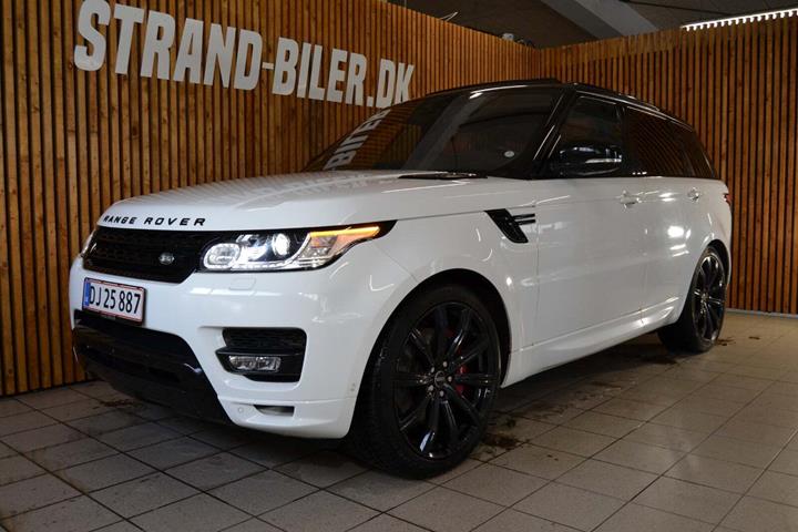 Grå Land Rover Range Rover sport fra 2017