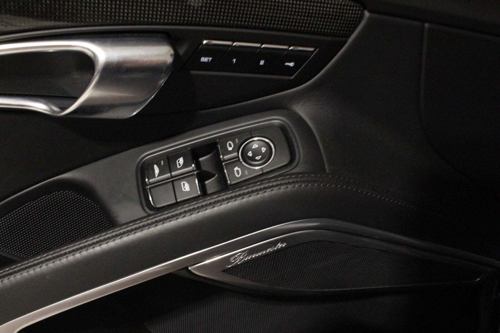 Sort Porsche 911 Turbo S fra 2017 set indefra