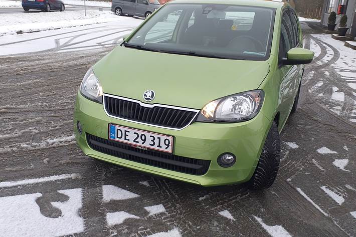Grøn Skoda Citigo fra 2012