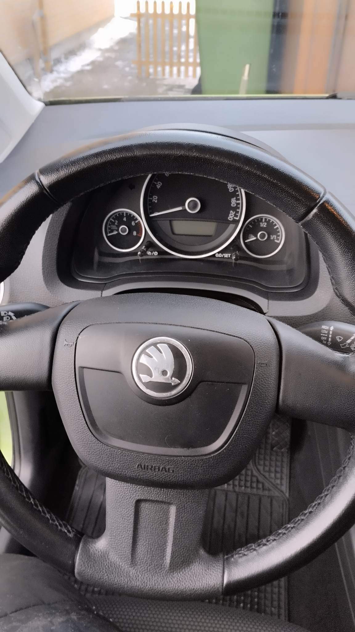 Grøn Skoda Citigo fra 2012