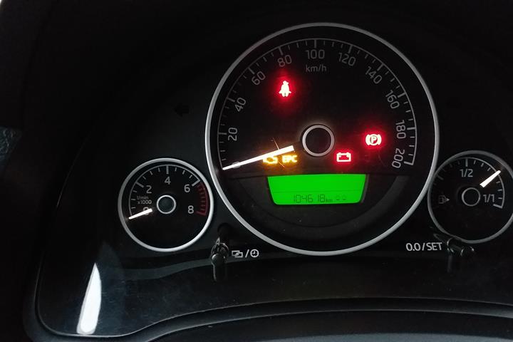 Grøn Skoda Citigo fra 2012