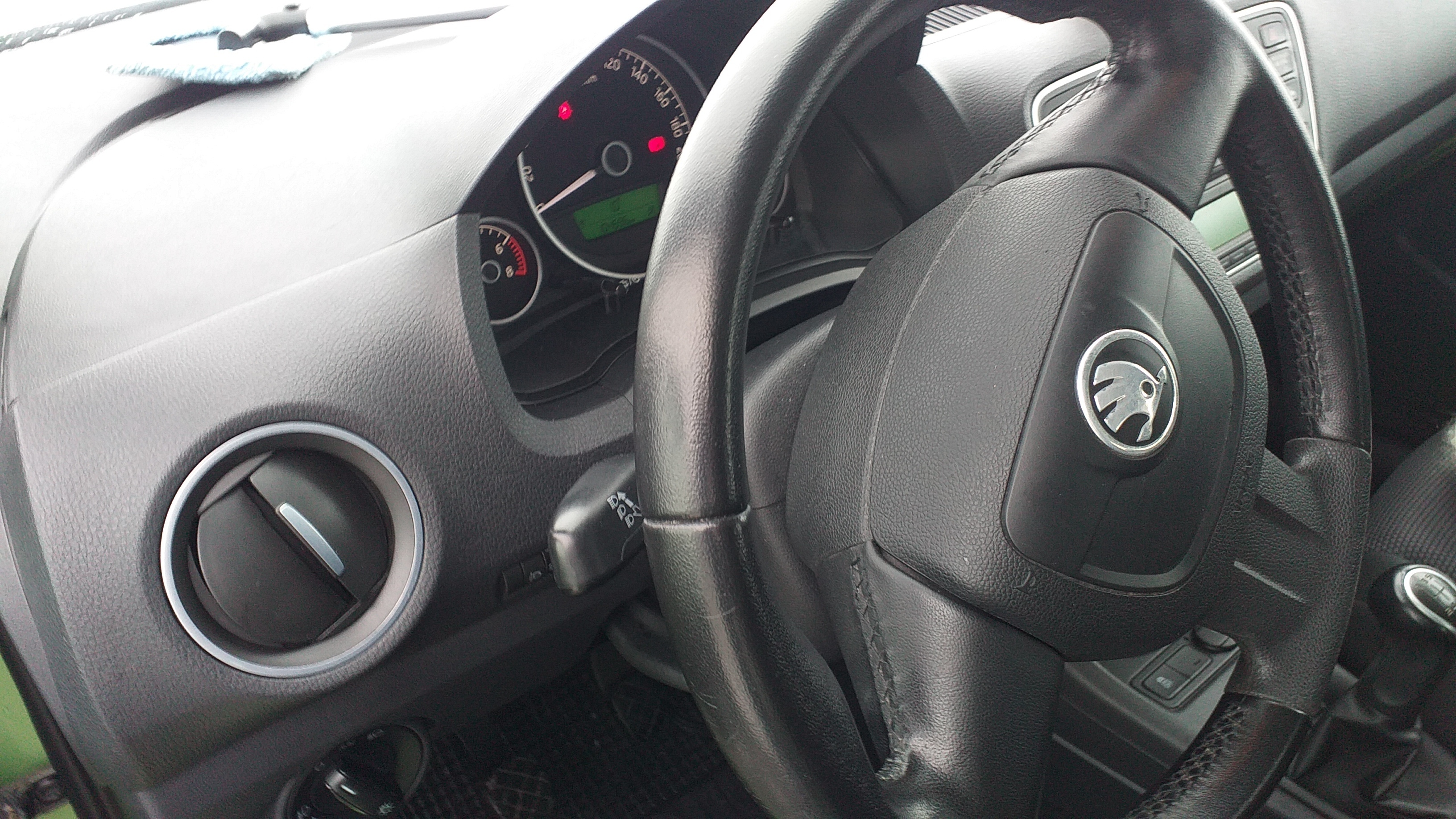 Grøn Skoda Citigo fra 2012