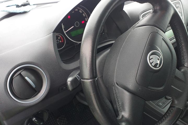 Grøn Skoda Citigo fra 2012