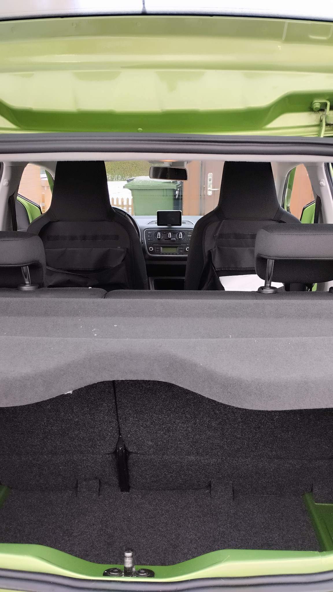 Grøn Skoda Citigo fra 2012