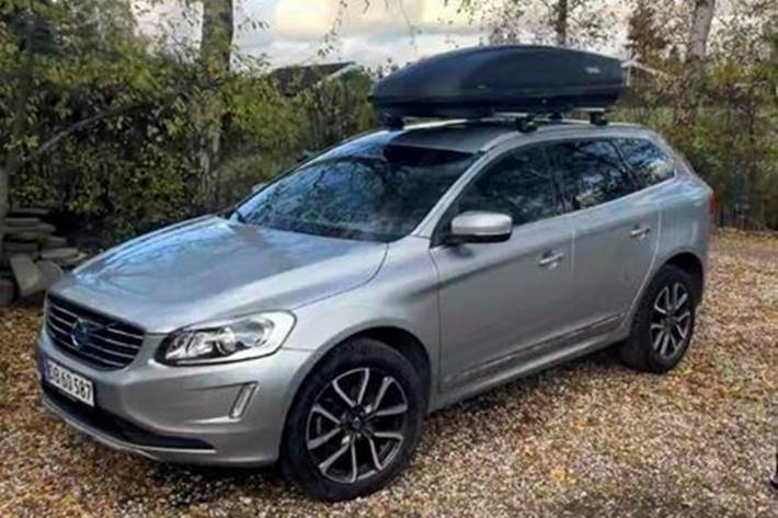 Grå Volvo XC60 fra 2018