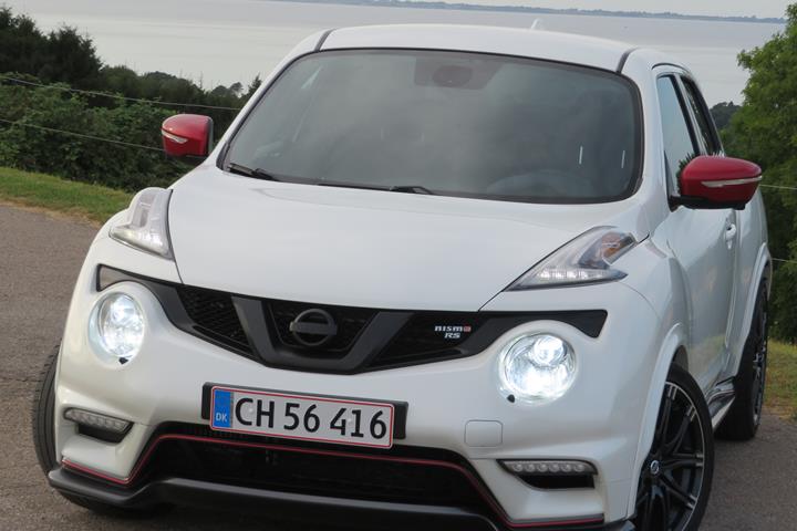 Hvid Nissan Juke fra 2015