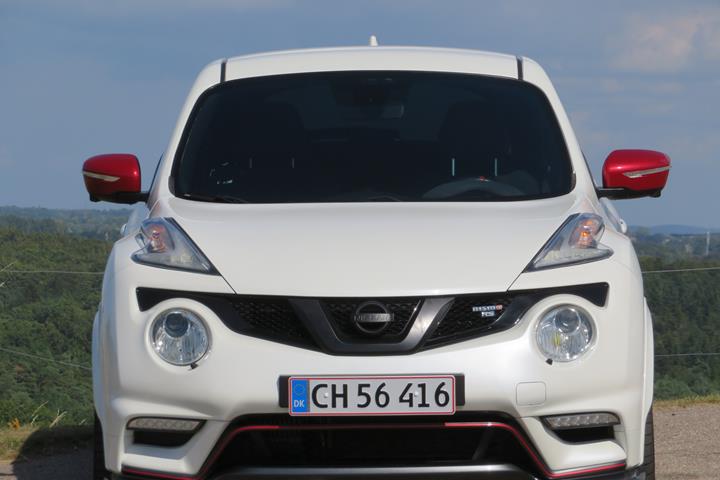 Hvid Nissan Juke fra 2015