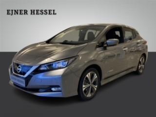 Grå Nissan Leaf fra 2019