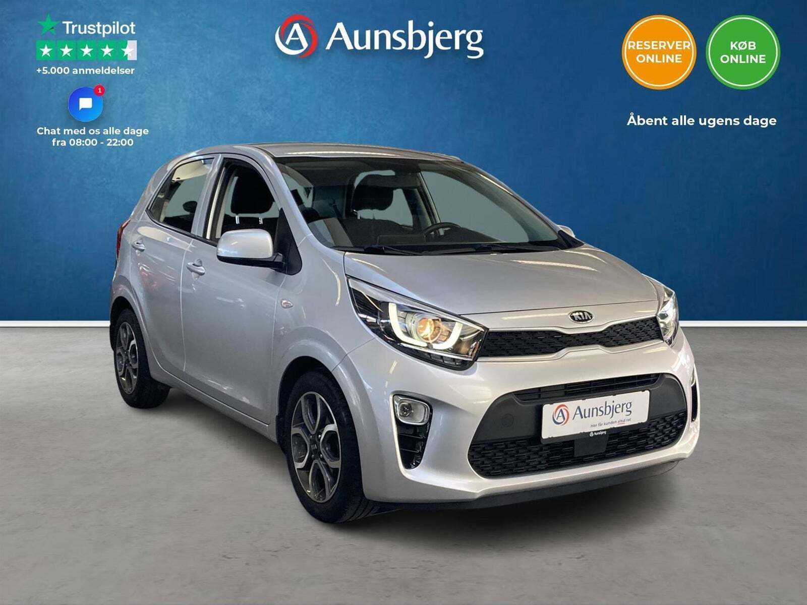 Grå Kia Picanto fra 2019