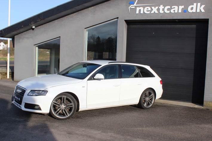 Hvid Audi A4 fra 2008