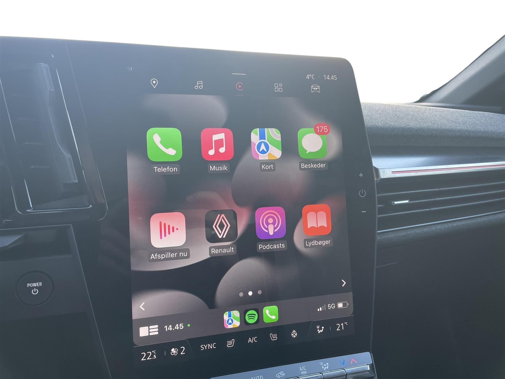 Sort Renault Mégane fra 2022
