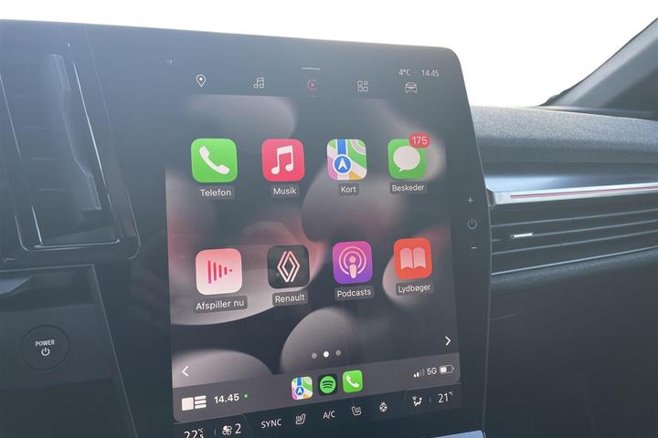 Sort Renault Mégane fra 2022