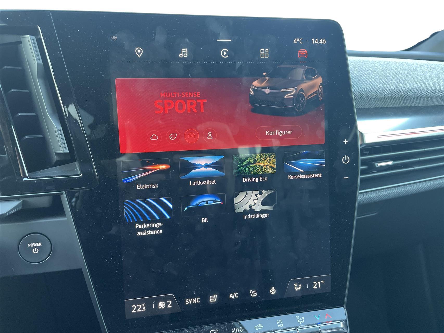 Sort Renault Mégane fra 2022