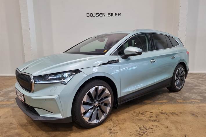 Grå Skoda Enyaq iV fra 2022