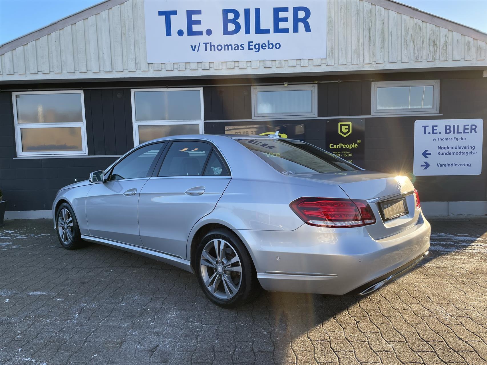 Sølv Mercedes E350 d fra 2014