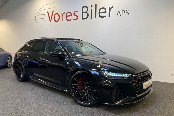 Grå Audi RS6 fra 2020