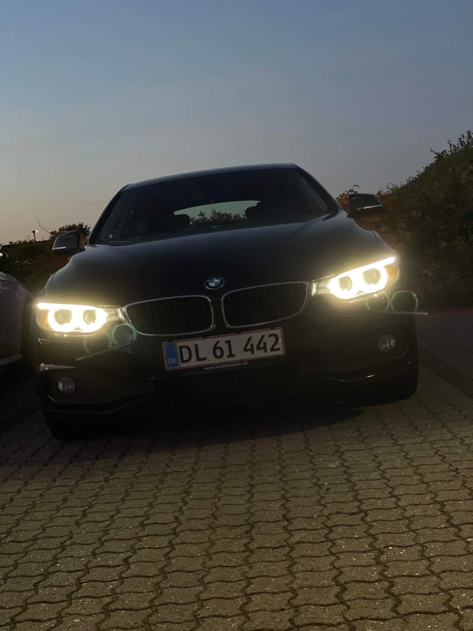 Sort BMW 4-serie fra 2017